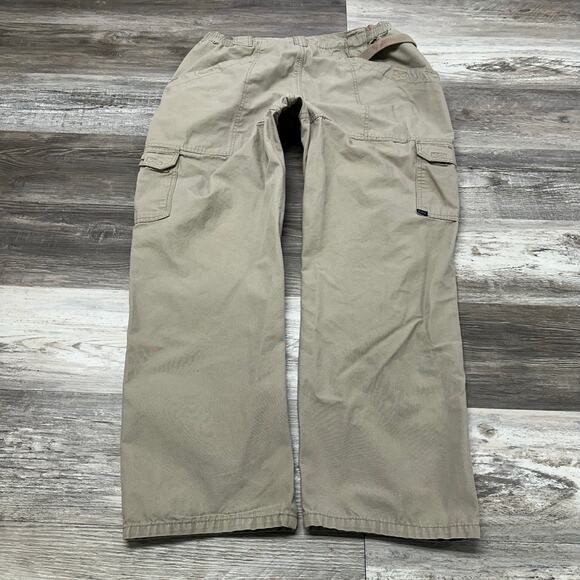 5.11 Tactical Tan Mens 38x31 Double Knee Utility Workwear Canvas Cargo Pants - Picture 3 of 13